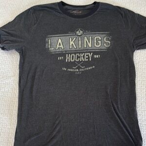 L.A. KINGS Ringer Tee Shirt - NHL - Large🏒